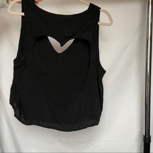 Brandy Melville Heart Crop Cut Out